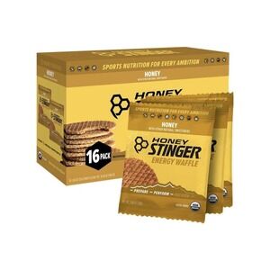 Honey Stinger Organic Honey Waffle 1.06 Ounce - 16 Count
